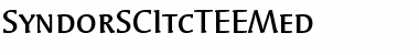 Download SyndorSCItcTEEMed Font