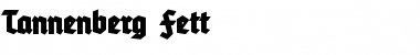 Download Tannenberg Fett Font