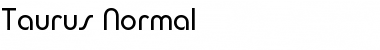 Taurus Normal Font