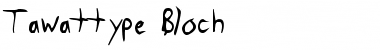 Tawattype Bloch Regular Font