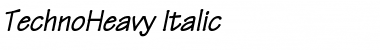 TechnoHeavy Italic