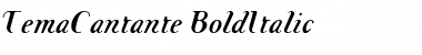 TemaCantante Bold Italic