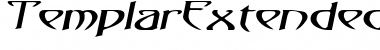 TemplarExtended Italic Font