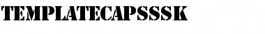 Download TemplateCapsSSK Font