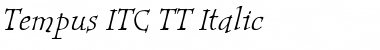 Tempus ITC TT Italic