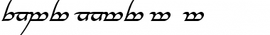 Tengwar Annatar Alt Bold Italic Font