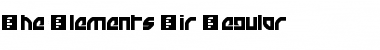 The Elements: Air Regular Font