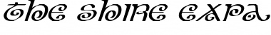 The Shire Expanded Italic Expanded Italic Font
