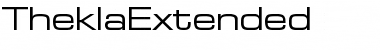 Download TheklaExtended Font