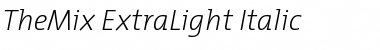 TheMix-ExtraLight Extra Light Font