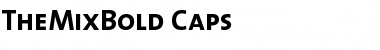TheMixBold-Caps Regular Font