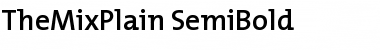 Download TheMixPlain-SemiBold Font