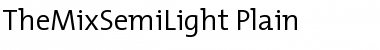 Download TheMixSemiLight-Plain Font