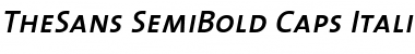 The Sans Semi Bold- SemiBold Italic