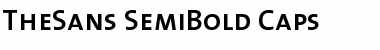 The Sans Semi Bold- SemiBold Font