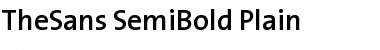 The Sans Semi Bold- Regular Font