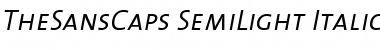 TheSansCaps-SemiLight Font