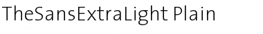 The Sans Extra Light- Regular Font