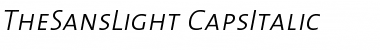 TheSansLight-CapsItalic Regular Font
