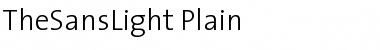 TheSansLight-Plain Regular Font