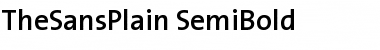 TheSansPlain-SemiBold Semi Bold Font