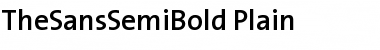 TheSansSemiBold-Plain Regular Font