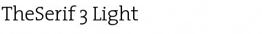 TheSerif Font