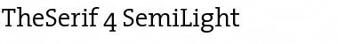 TheSerif Font