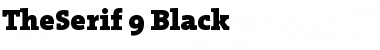 TheSerif Black Font