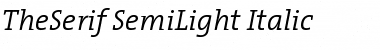 The Serif Semi Light- Regular