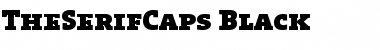 TheSerifCaps-Black Font