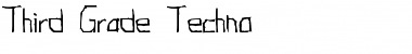 Third Grade Techno Font