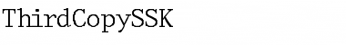 ThirdCopySSK Regular Font