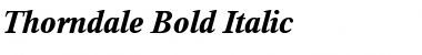 Thorndale Bold Italic