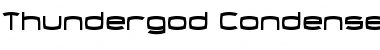 Thundergod Condensed Condensed Font