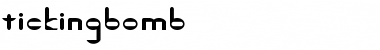 TickingBomb Regular Font