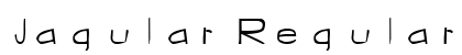 Jagular Regular font free download