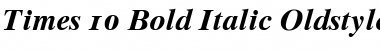 TimesTen RomanOsF Bold Italic
