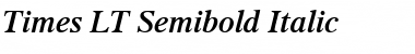 Times LT Semibold Italic Font