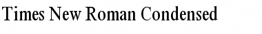 Times New Roman Condensed Regular Font