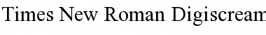 Times New Roman Digiscream Regular Font