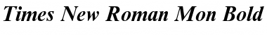 Times New Roman Mon Font