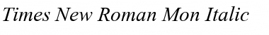 Times New Roman Mon Font