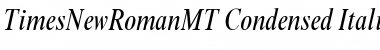 TimesNewRomanMT-Condensed Font