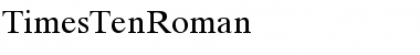 TimesTenRoman Roman Font