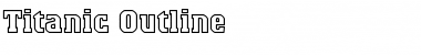 Titanic Outline Font