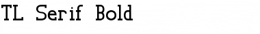 TL Serif Bold