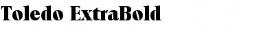 Toledo-ExtraBold Regular Font