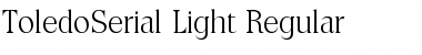 Download ToledoSerial-Light Font