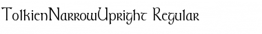 Download TolkienNarrowUpright Font